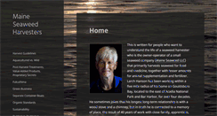 Desktop Screenshot of maineseaweedharvesters.org