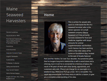 Tablet Screenshot of maineseaweedharvesters.org